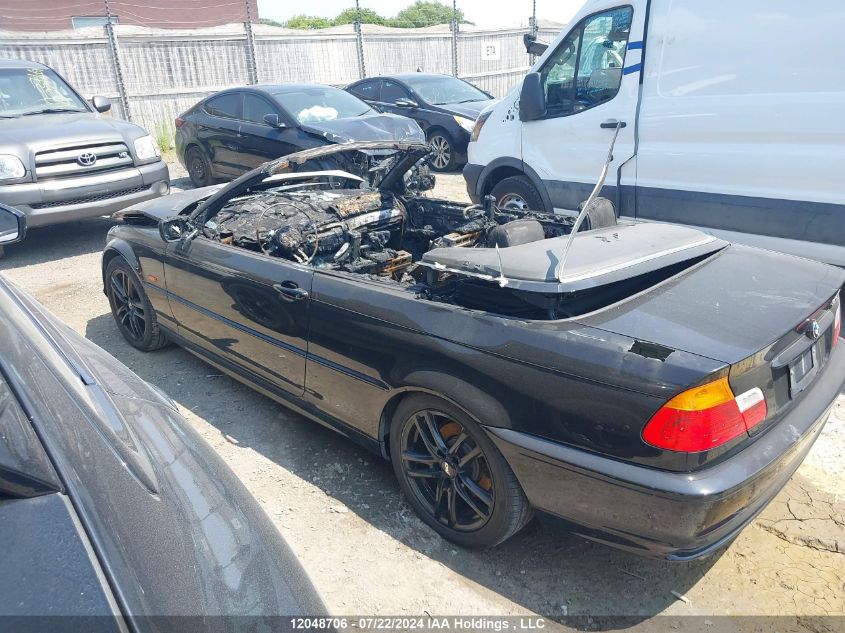 2001 BMW 3 Series 325Ci VIN: WBABS33441JY41654 Lot: 12048706