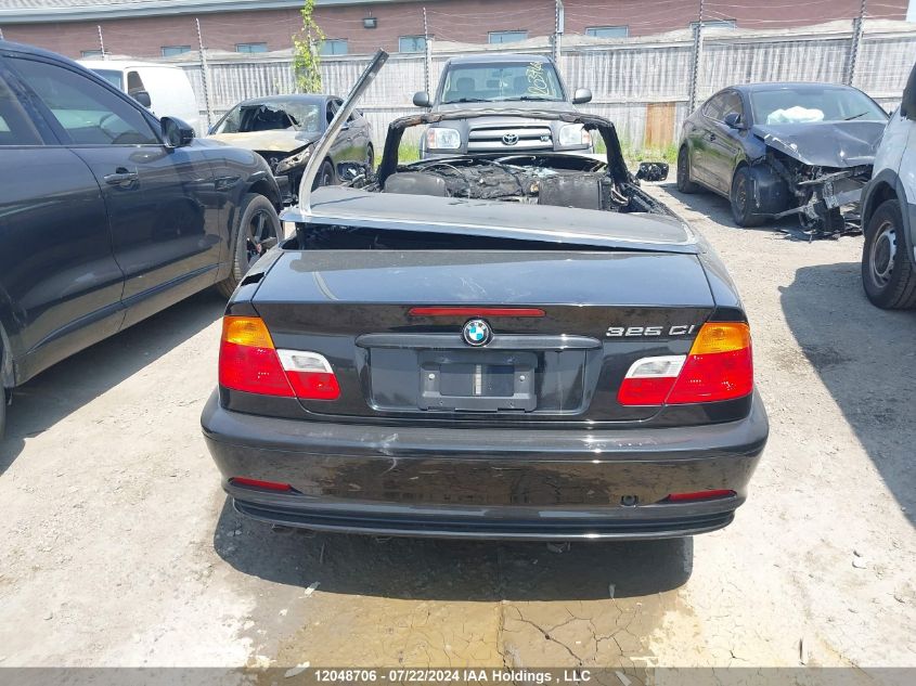 2001 BMW 3 Series 325Ci VIN: WBABS33441JY41654 Lot: 12048706