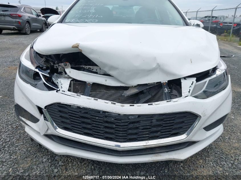 2017 Chevrolet Cruze VIN: 3G1BE5SM4HS603196 Lot: 12048717