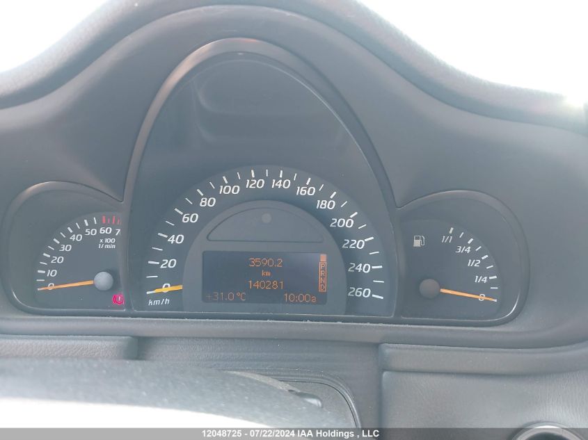 2003 Mercedes-Benz C-Class VIN: WDBRN40J53A483782 Lot: 12048725