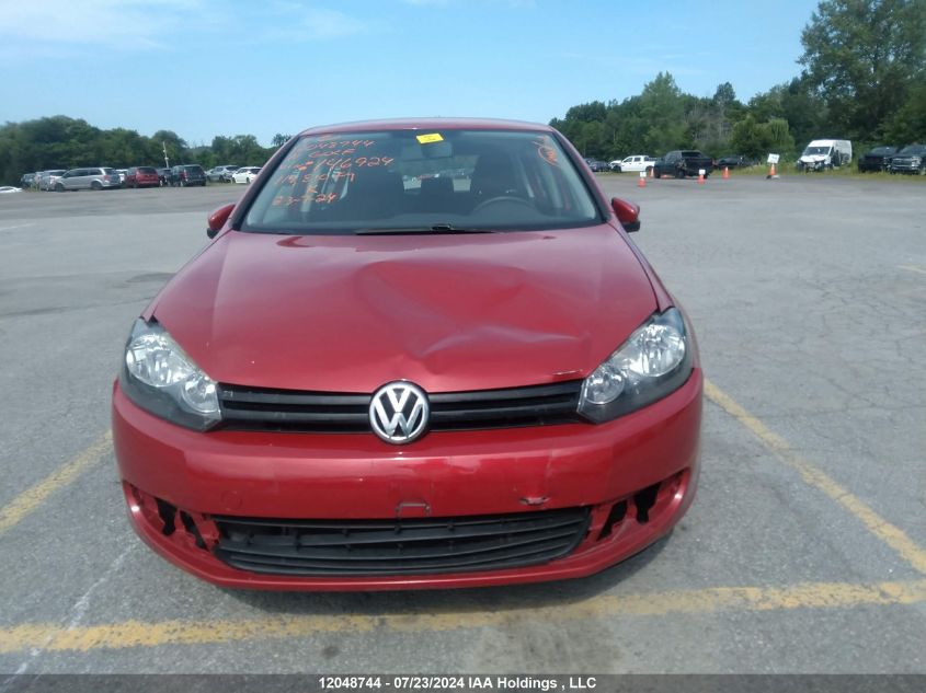 2011 Volkswagen Golf VIN: WVWCA7AJ7BW146924 Lot: 12048744