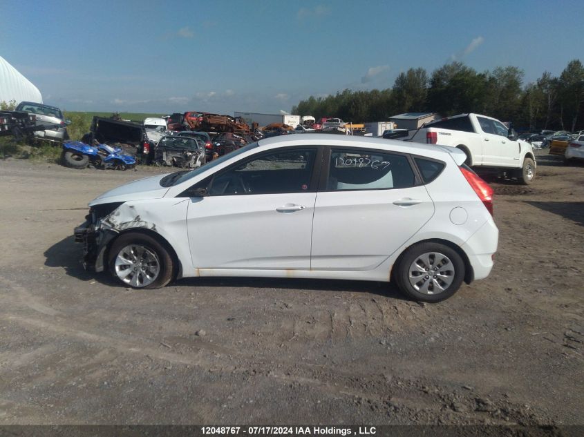 2015 Hyundai Accent Gl VIN: KMHCT5AE3FU210830 Lot: 12048767