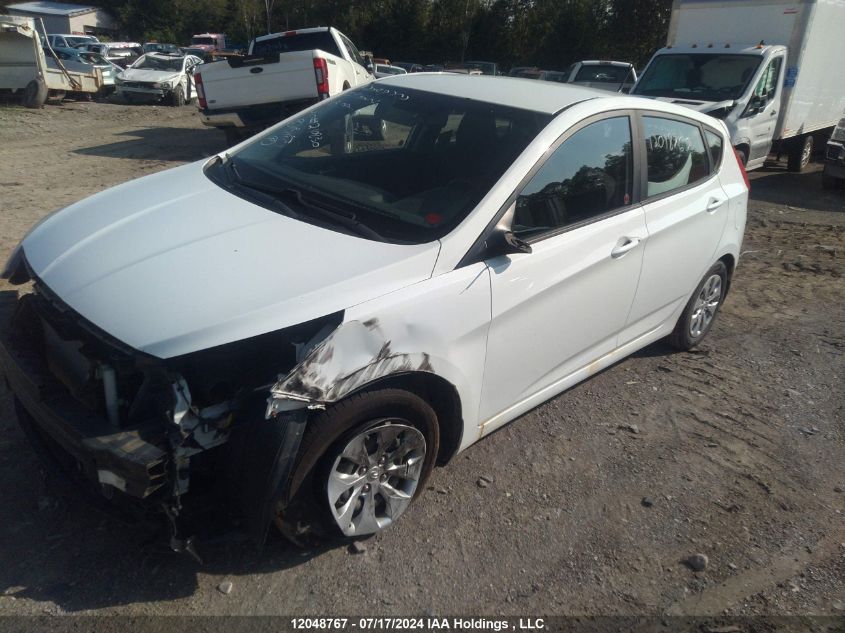 2015 Hyundai Accent Gl VIN: KMHCT5AE3FU210830 Lot: 12048767