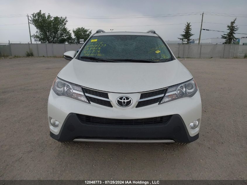 2014 Toyota Rav4 Limited VIN: 2T3DFREV1EW217116 Lot: 12048773