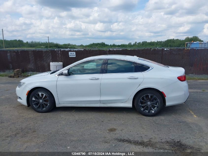 2015 Chrysler 200 C VIN: 1C3CCCCG6FN514773 Lot: 12048790