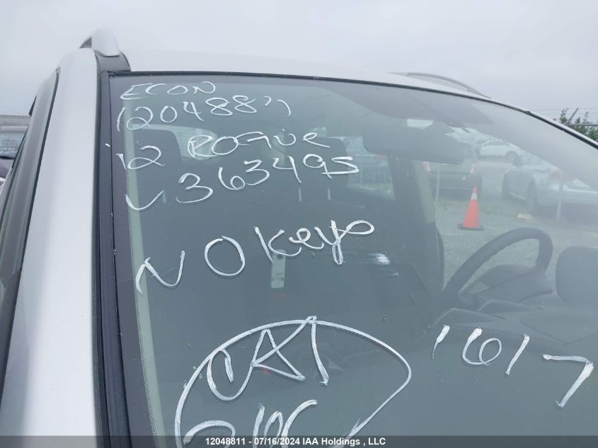 2012 Nissan Rogue S VIN: JN8AS5MV3CW363495 Lot: 12048811