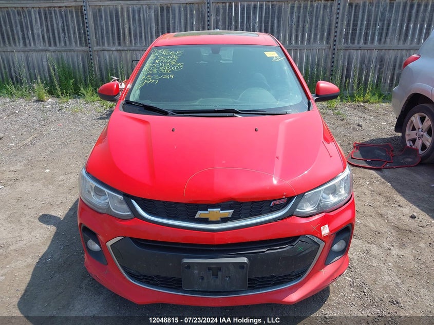 2017 Chevrolet Sonic VIN: 1G1JD6SB2H4169668 Lot: 12048815