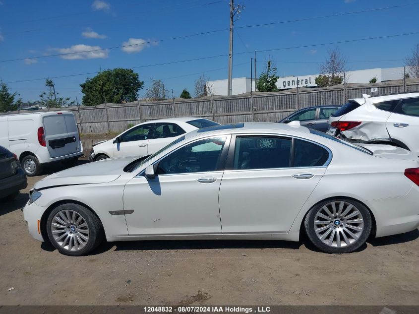 2013 BMW 7 Series VIN: WBAYB6C59DC998397 Lot: 12048832