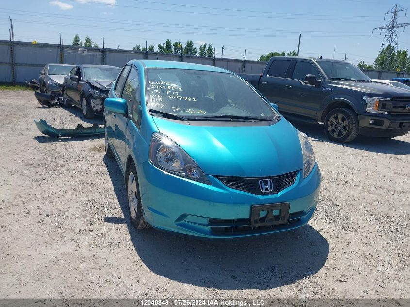 2013 Honda Fit VIN: LUCGE8H5XD3007925 Lot: 12048843