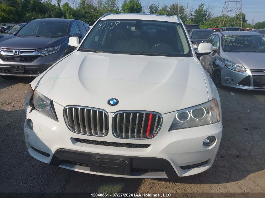 2011 BMW X3 VIN: 5UXWX5C57BL702911 Lot: 12048851