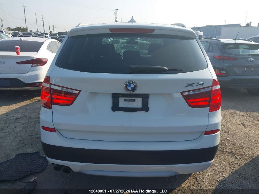 2011 BMW X3 VIN: 5UXWX5C57BL702911 Lot: 12048851