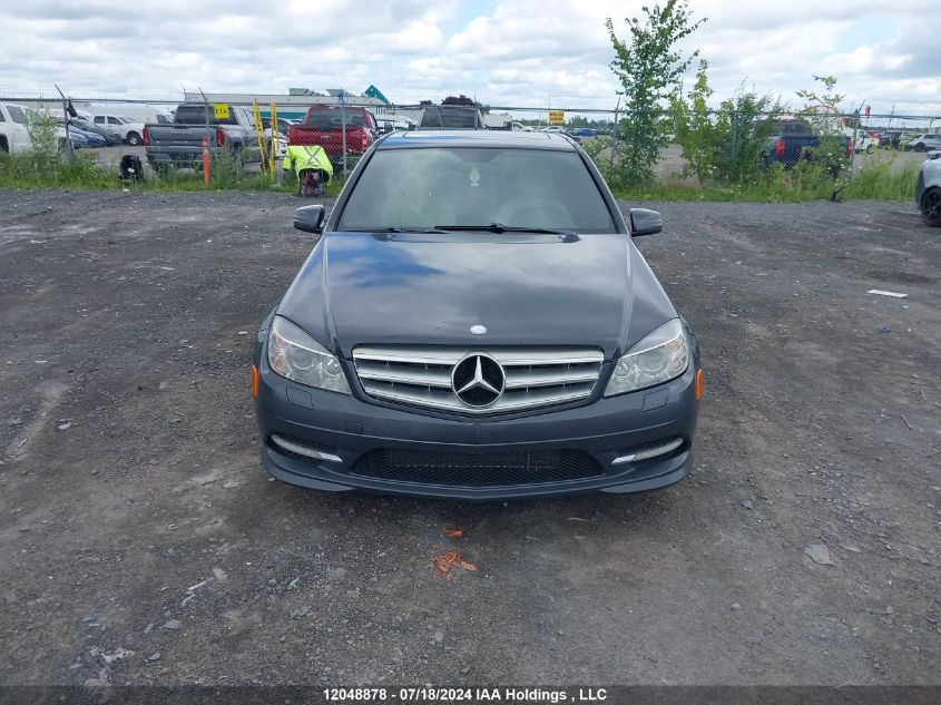 2011 Mercedes-Benz C-Class VIN: WDDGF8BB4BA507058 Lot: 12048878