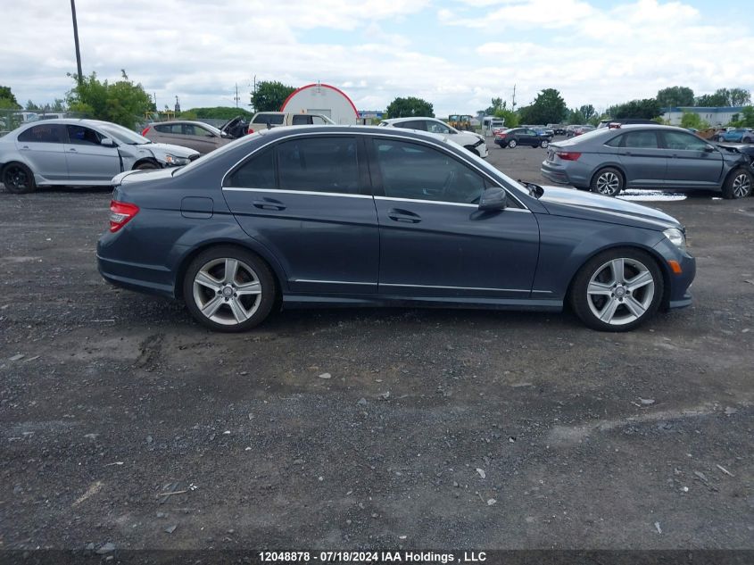 2011 Mercedes-Benz C-Class VIN: WDDGF8BB4BA507058 Lot: 12048878