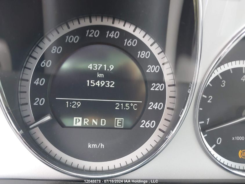 2011 Mercedes-Benz C-Class VIN: WDDGF8BB4BA507058 Lot: 12048878