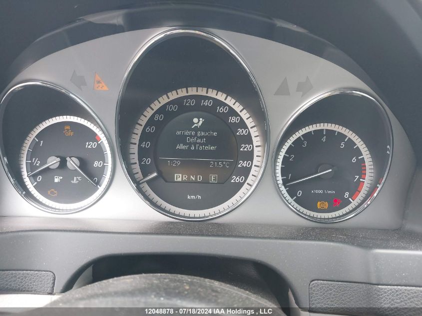 2011 Mercedes-Benz C-Class VIN: WDDGF8BB4BA507058 Lot: 12048878