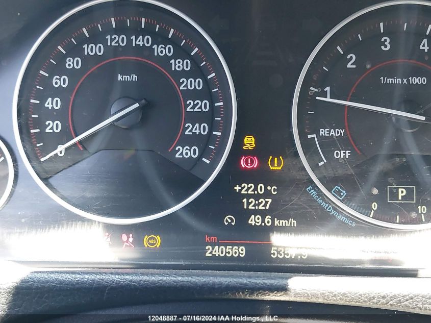 2013 BMW 3 Series VIN: WBA3B3C56DF531221 Lot: 12048887