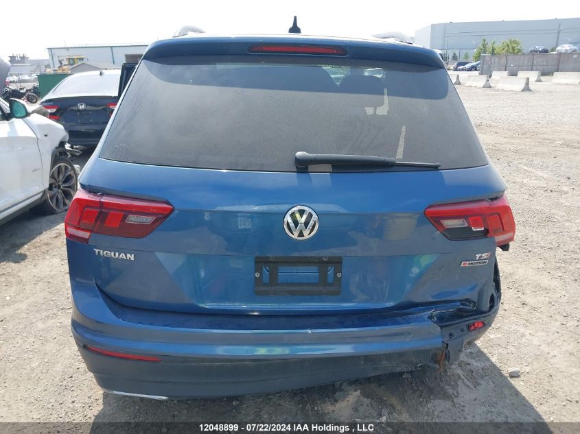 2018 Volkswagen Tiguan VIN: 3VV0B7AX2JM143255 Lot: 12048899