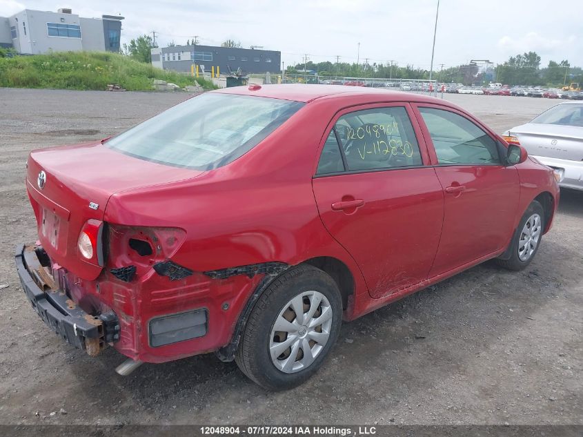 2009 Toyota Corolla VIN: 2T1BU40E39C112830 Lot: 12048904