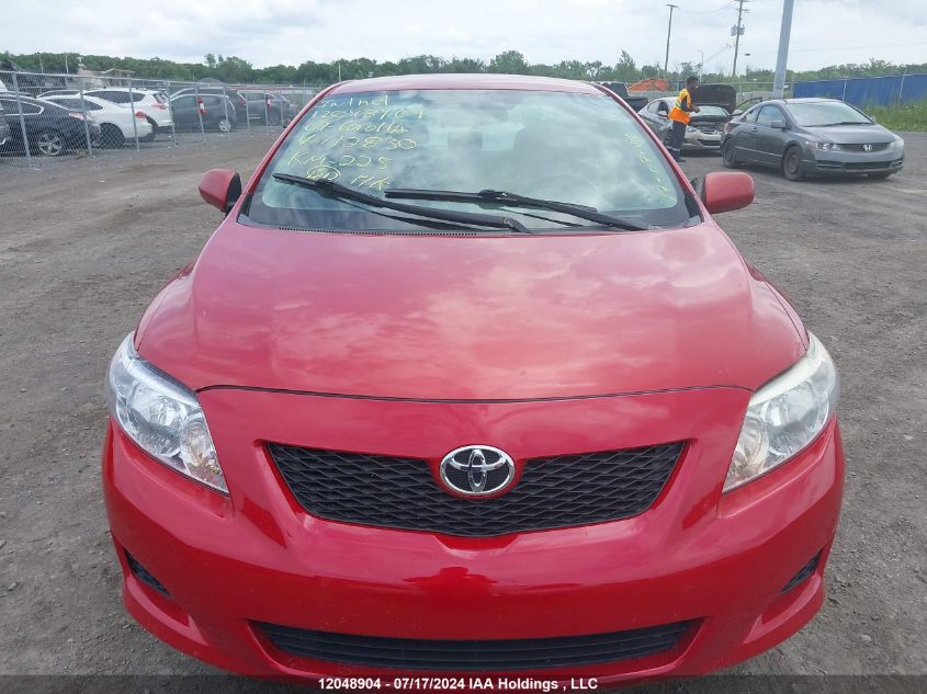 2009 Toyota Corolla VIN: 2T1BU40E39C112830 Lot: 12048904