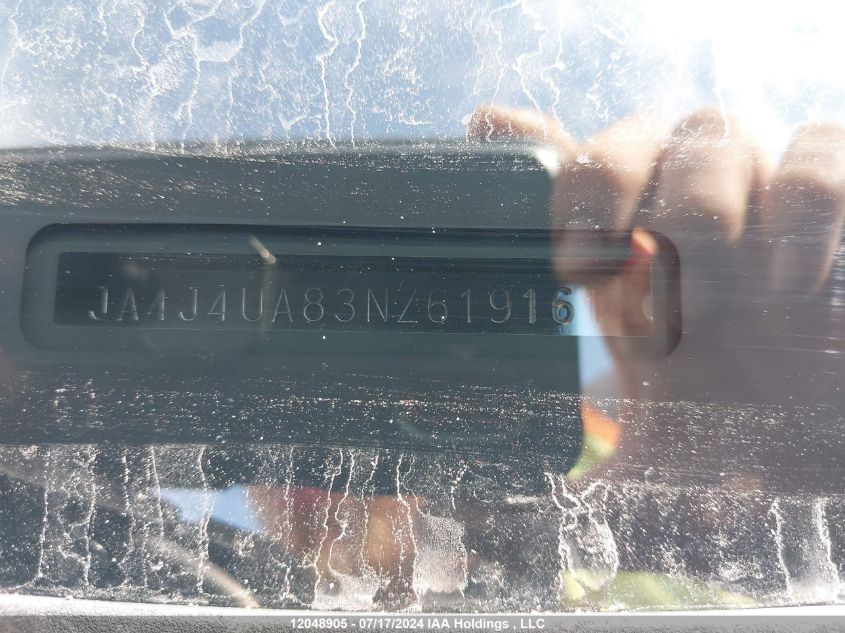 2022 Mitsubishi Outlander VIN: JA4J4UA83NZ619161 Lot: 12048905