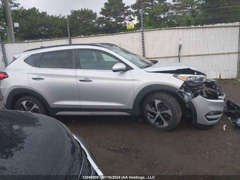 2017 Hyundai Tucson Limited/Sport And Eco/Se VIN: KM8J3CA27HU484889 Lot: 12048908