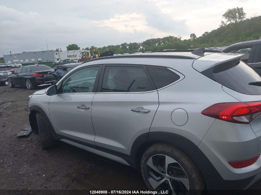 2017 Hyundai Tucson Limited/Sport And Eco/Se VIN: KM8J3CA27HU484889 Lot: 12048908