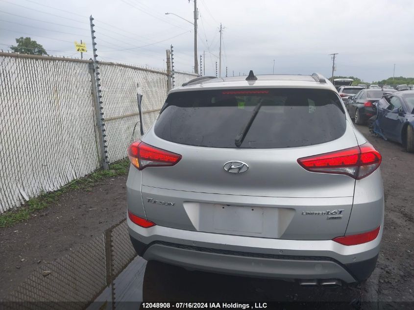 2017 Hyundai Tucson Limited/Sport And Eco/Se VIN: KM8J3CA27HU484889 Lot: 12048908