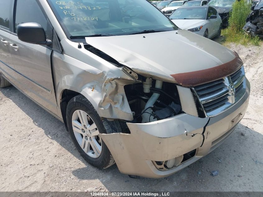 2008 Dodge Grand Caravan Se VIN: 2D8HN44P98R749823 Lot: 12048934