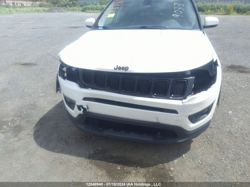 2019 Jeep Compass North VIN: 3C4NJDBB2KT653816 Lot: 12048948