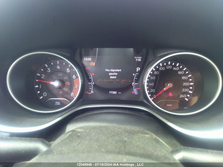 2019 Jeep Compass North VIN: 3C4NJDBB2KT653816 Lot: 12048948