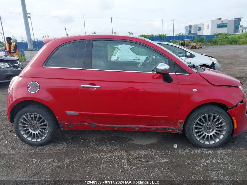 2012 Fiat 500 VIN: 3C3CFFCR5CT306275 Lot: 12048959