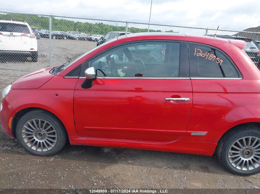 2012 Fiat 500 VIN: 3C3CFFCR5CT306275 Lot: 12048959