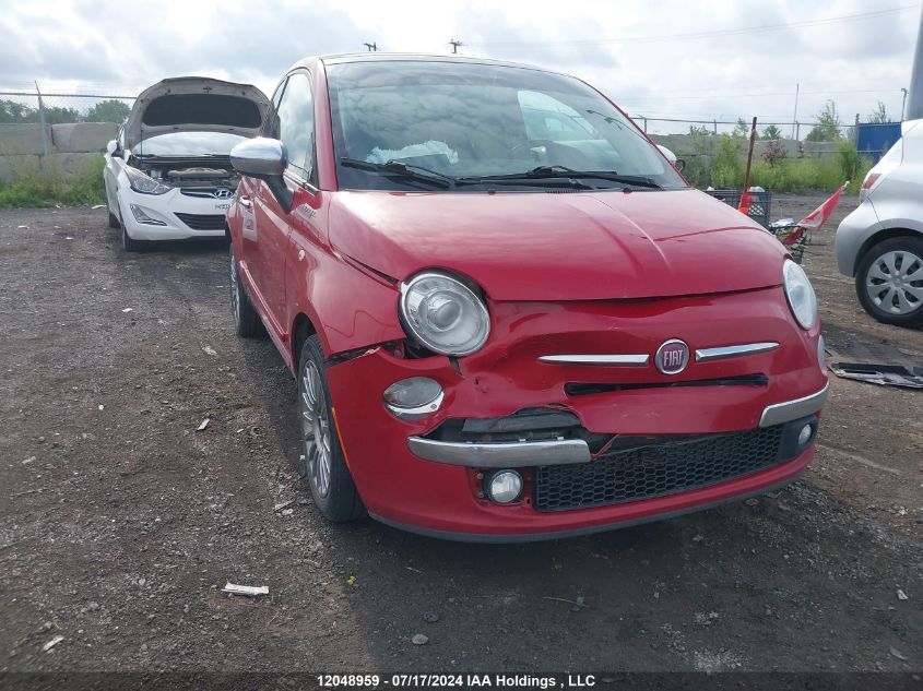 2012 Fiat 500 VIN: 3C3CFFCR5CT306275 Lot: 12048959