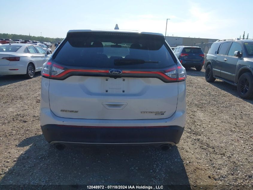 2016 Ford Edge Titanium VIN: 2FMPK4K90GBC22196 Lot: 12048972