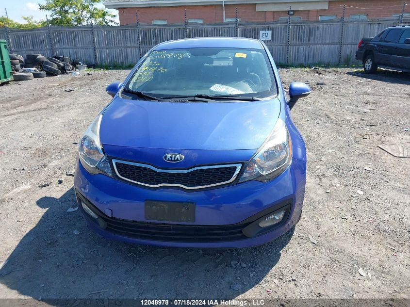 2014 Kia Rio VIN: KNADN4A38E6416270 Lot: 12048978