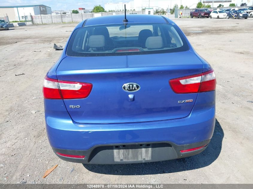 2014 Kia Rio VIN: KNADN4A38E6416270 Lot: 12048978