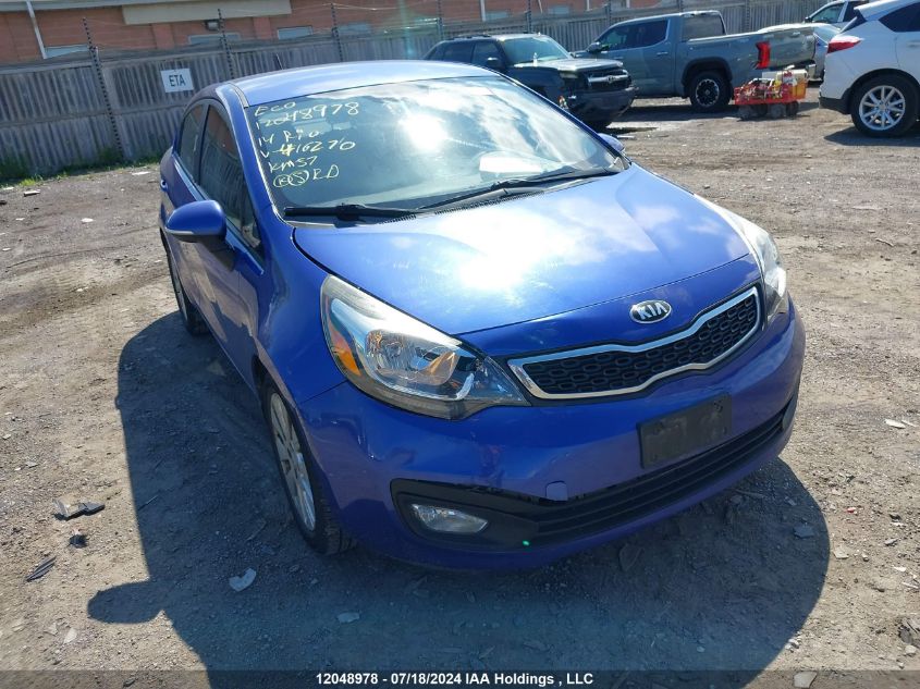 2014 Kia Rio VIN: KNADN4A38E6416270 Lot: 12048978