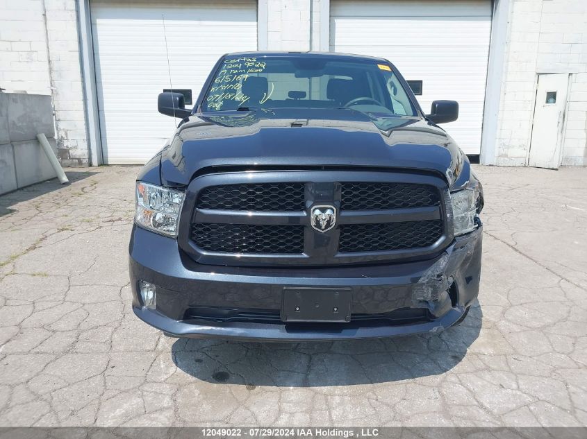 2019 Ram 1500 Classic Tradesman VIN: 1C6RR7KT7KS615169 Lot: 12049022