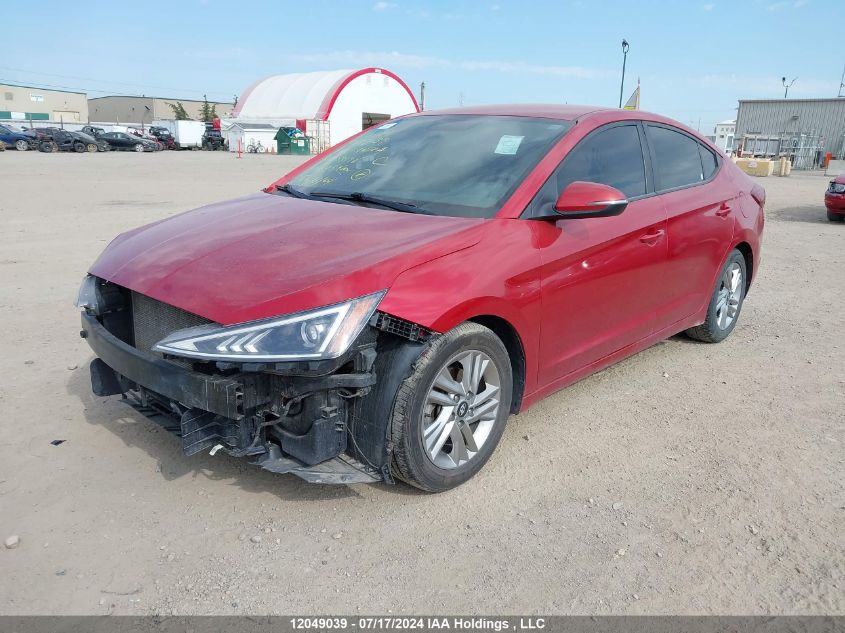 2019 Hyundai Elantra Sel/Value/Limited VIN: KMHD84LFXKU859198 Lot: 12049039