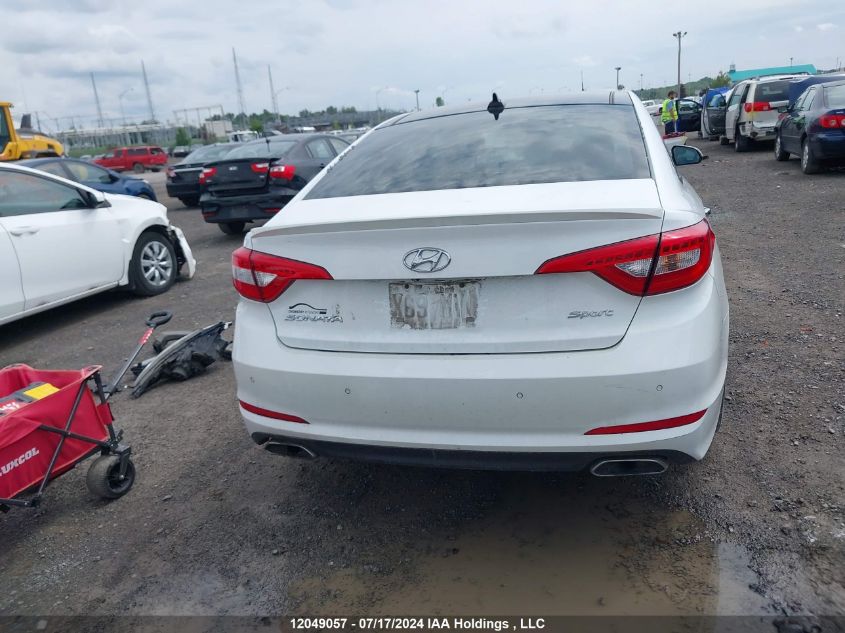 2015 Hyundai Sonata VIN: 5NPE34AF0FH116320 Lot: 12049057