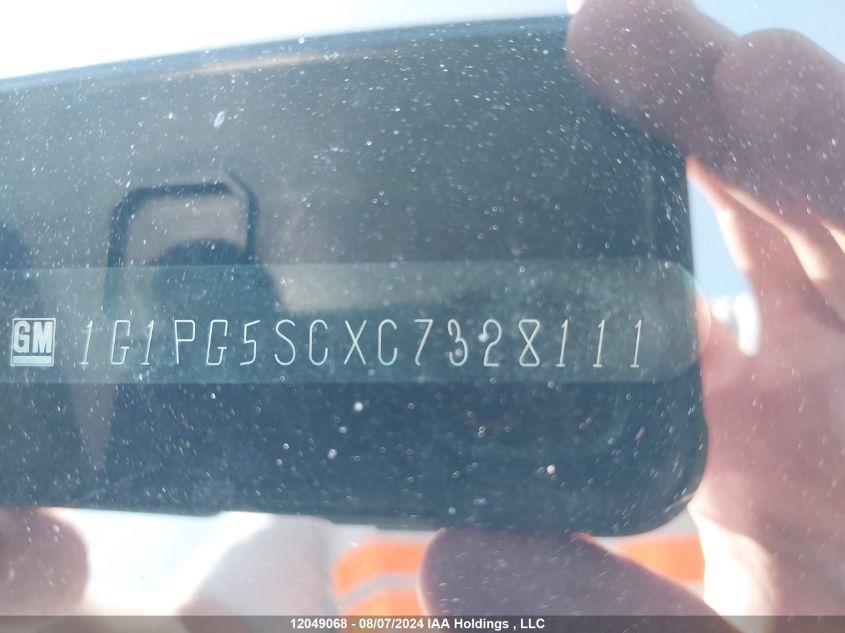 2012 Chevrolet Cruze VIN: 1G1PG5SCXC7328111 Lot: 12049068