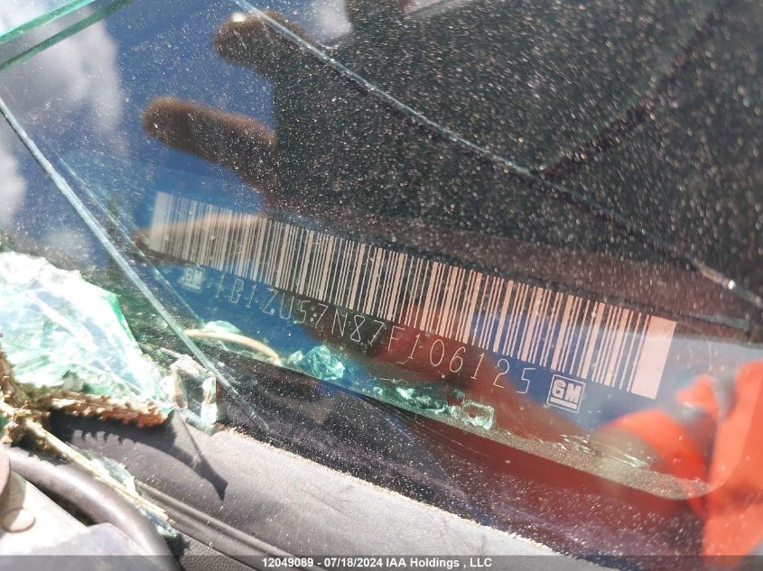 2007 Chevrolet Malibu VIN: 1G1ZU57N87F106125 Lot: 12049089