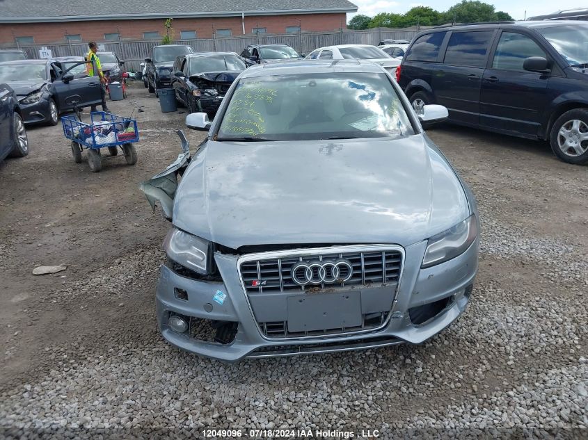 2010 Audi S4 VIN: WAUBGCFL3AA165833 Lot: 12049096