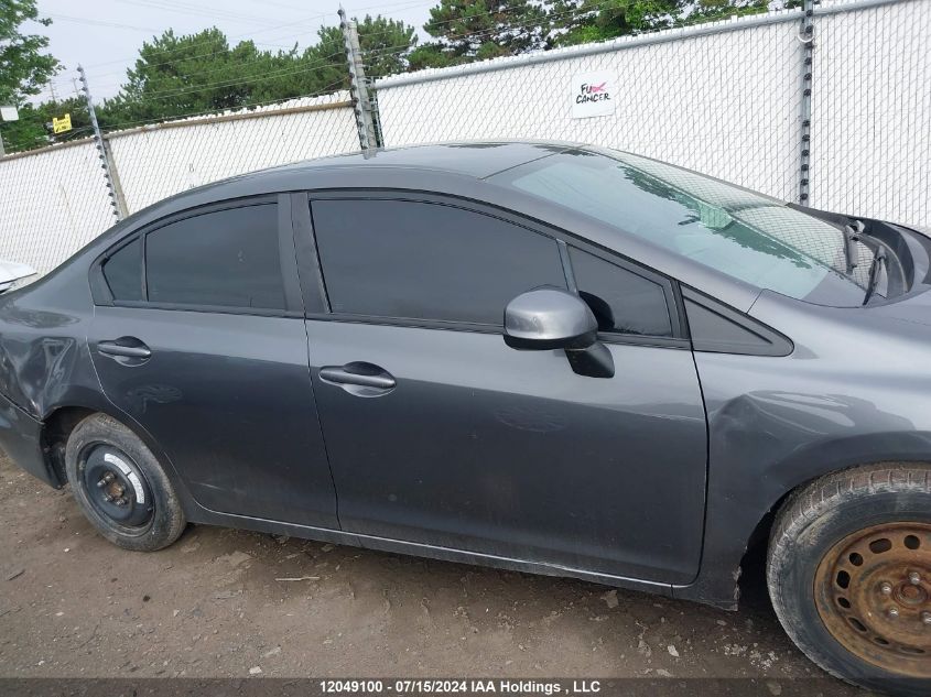 2012 Honda Civic Sdn VIN: 2HGFB2E43CH057838 Lot: 12049100