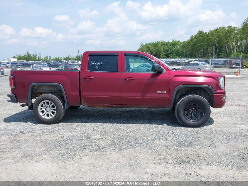2017 GMC Sierra K1500 Slt VIN: 3GTU2NEC6HG110585 Lot: 12049102