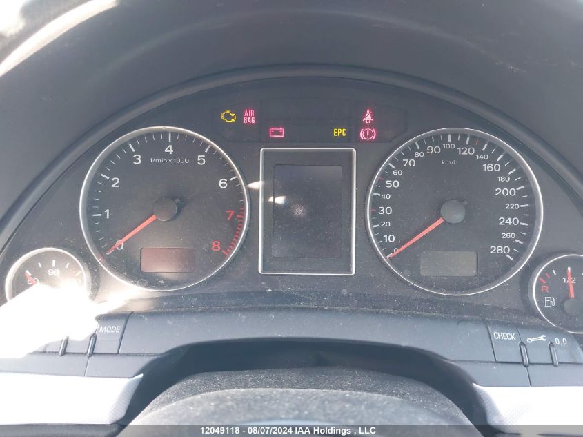 2006 Audi A4 VIN: WAUKF78E46A237400 Lot: 12049118