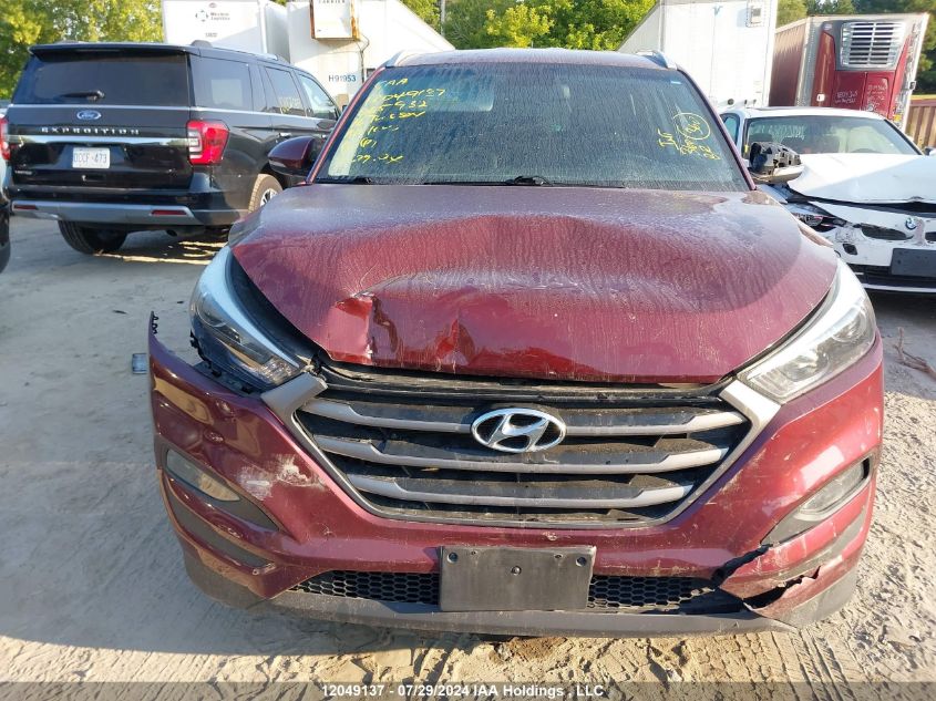 2016 Hyundai Tucson Limited/Sport And Eco/Se VIN: KM8J3CA42GU065932 Lot: 12049137