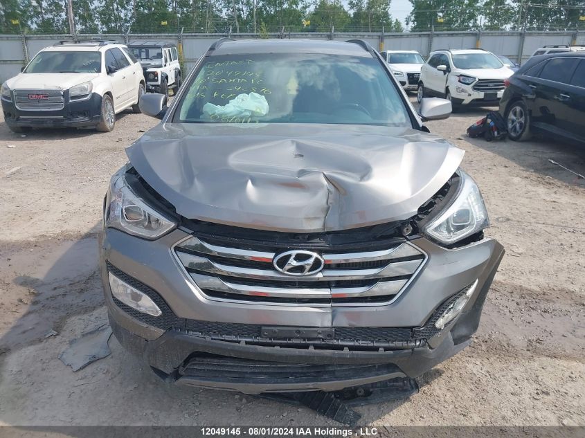 2016 Hyundai Santa Fe VIN: 5XYZUDLA9GG343370 Lot: 12049145