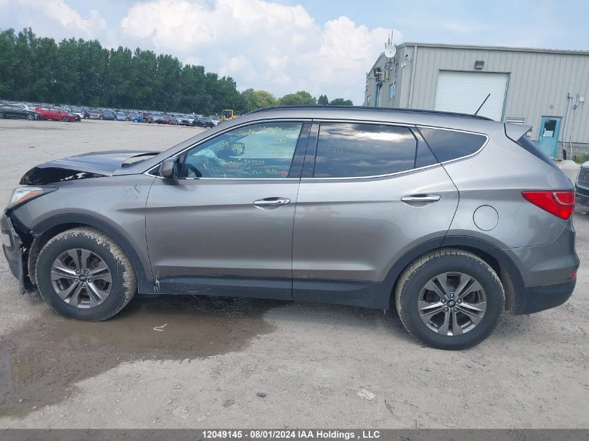 2016 Hyundai Santa Fe VIN: 5XYZUDLA9GG343370 Lot: 12049145