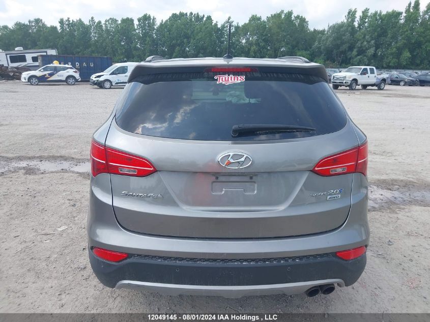 2016 Hyundai Santa Fe VIN: 5XYZUDLA9GG343370 Lot: 12049145